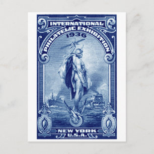 1936 International Philatelic Expo New York Briefkaart