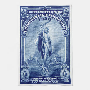 1936 International Philatelic Expo New York Theedoek