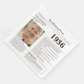 1936 Newspaper Birthday Paper Napkin Servet (Hoek)