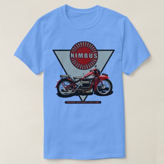 1936 Nimbus Motorfiets 750 cc 4CYL OHC T-shirt (Design voorkant)