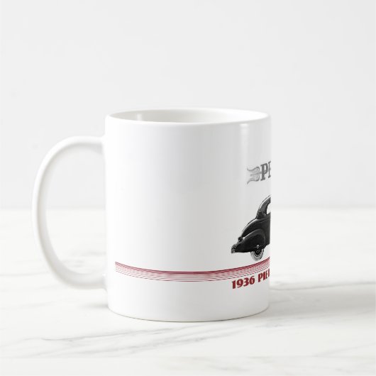 1936 PIECE-ARROW 12 V AUTO KOFFIEMOK (Links)