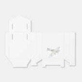 1936 WWII Spitfire Vliegtuig voor brandbestrijding Bedankdoosjes (Uitgevouwen)