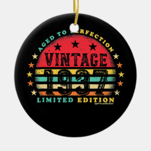 1937 85e verjaardag Mannen van de geboorte Vrouwe Keramisch Ornament