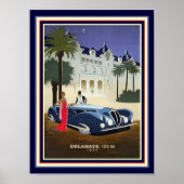 1937 Art Deco Delahaye Advertisement Print 12x16 (Voorkant)