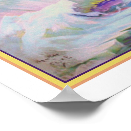 1937 "Aurora Borealis" Art Deco Poster (Hoek)