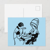 1937  Beauty Parlor Briefkaart (Voorkant / Achterkant)