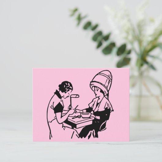 1937  Beauty Parlor Briefkaart (Staand voorkant)