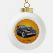 1937 BUICK KERAMISCHE BAL ORNAMENT (Voorkant)