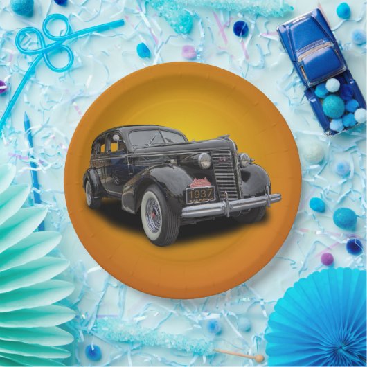 1937 BUICK PAPIEREN BORDJE (Feest)