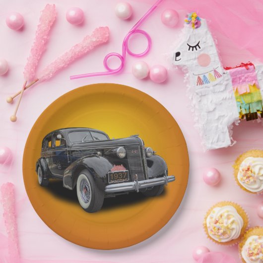 1937 BUICK PAPIEREN BORDJE (Feest)