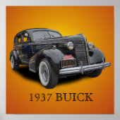 1937 BUICK POSTER (Voorkant)