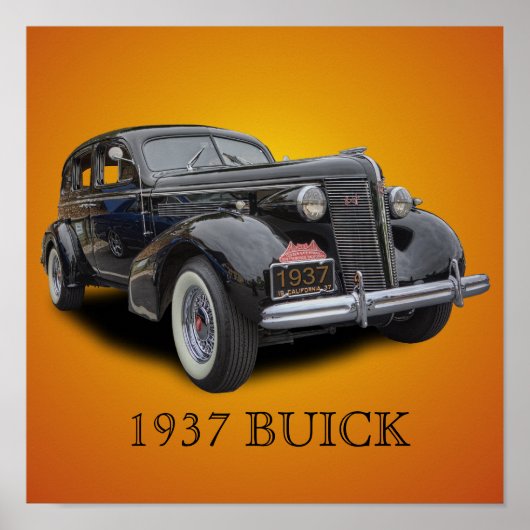 1937 BUICK POSTER (Voorkant)