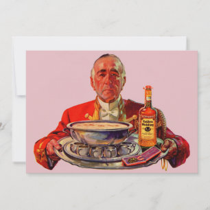 1937 butler met dienblad en Golden Wedding-whiskey