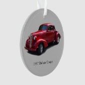 1937 Deluxe Coupe acrylsiermiddel Ornament (voorkant)