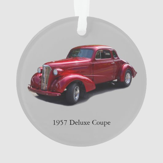 1937 Deluxe Coupe acrylsiermiddel Ornament (achterkant)