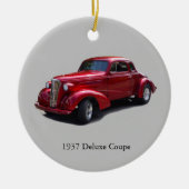 1937 Deluxe Coupe-versiering Keramisch Ornament (Voorkant)