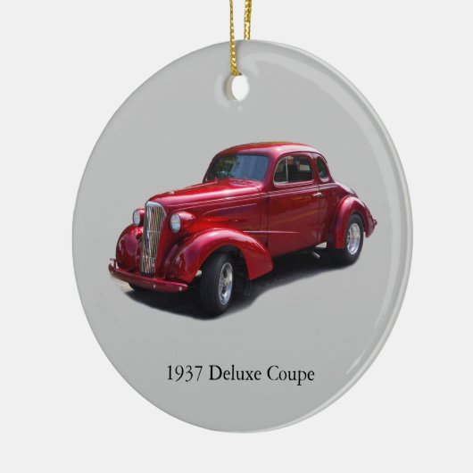 1937 Deluxe Coupe-versiering Keramisch Ornament (Links)