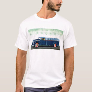 1937 Diamond T blue truck T-shirt