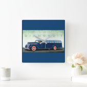 1937 Diamond T blue truck Vierkante Klok (Huis)