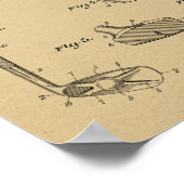 1937 Golf Club Patent Art Drawing Print (Hoek)
