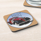 1937 Hudson Terraplane Drankjes Onderzetter (Linkerzijde)