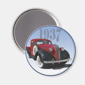 1937 Hudson Terraplane Magneet (Voorkant / Achterkant)