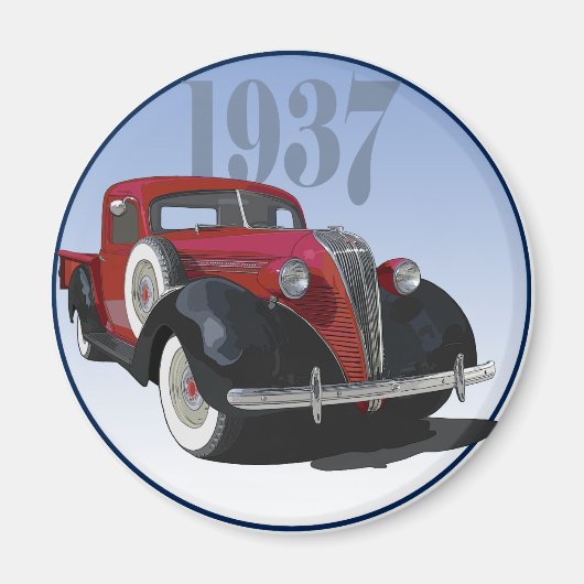 1937 Hudson Terraplane Magneet (Voorkant)