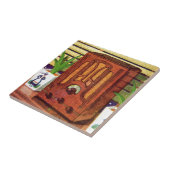 1937 kathedraal tegeltje (Zijkant)