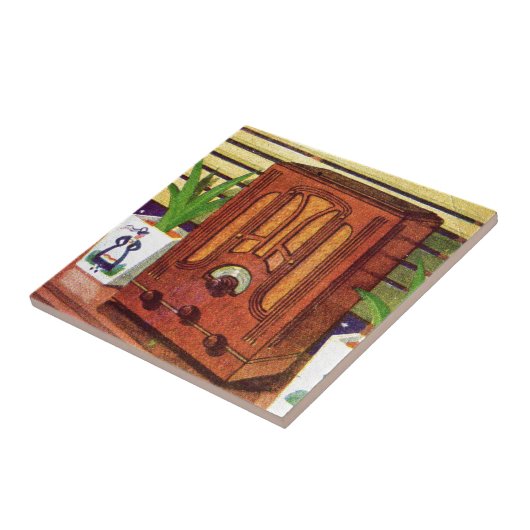 1937 kathedraal tegeltje (Zijkant)