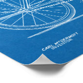 1937 Kunstafdrukken voor fietsenontwerp voor kopla Poster (Hoek)