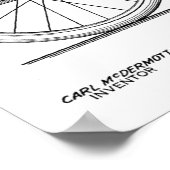 1937 Kunstafdrukken voor fietsenontwerp voor kopla Poster (Hoek)