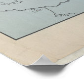 1937 Linguistic Map of Central and Eastern Europe, Poster (Hoek)