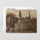 1937 Londen Briefkaart (Voorkant / Achterkant)