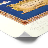 1937 Map Ranchos van Los Angeles County California Poster (Hoek)