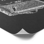 1937 Oude kunsttekenafdrukken voor camera's Poster (Hoek)