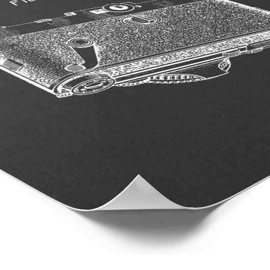 1937 Oude kunsttekenafdrukken voor camera's Poster (Hoek)