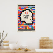 1937 Parijs Expositie - Poster Prints (Keuken)