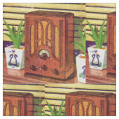 1937 radiobdruk kathedraal stof (Close Up)