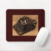  1937 Underwood Typewriter Mousepad Muismat (Met muis)