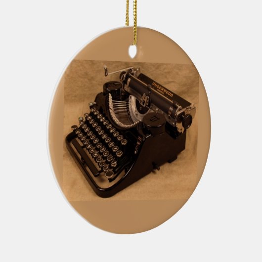  1937 Underwood Typewriter Ornament (Rechts)