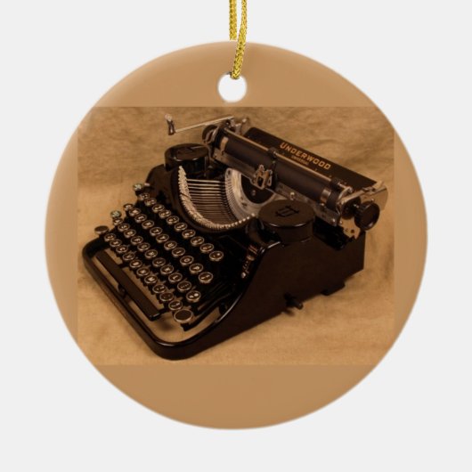 1937 Underwood Typewriter Ornament (Voorkant)