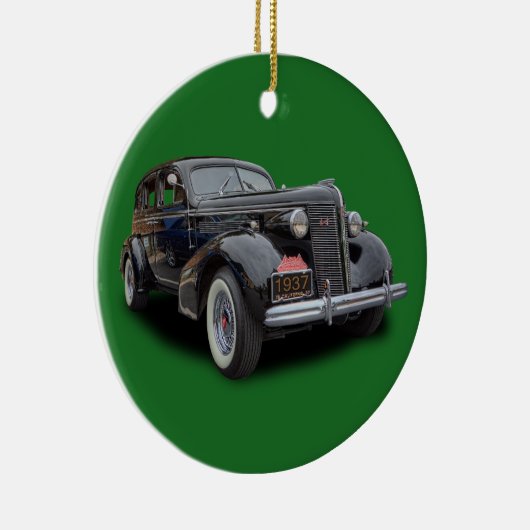 1937 VINTAGE CAR KERAMISCH ORNAMENT (Rechts)