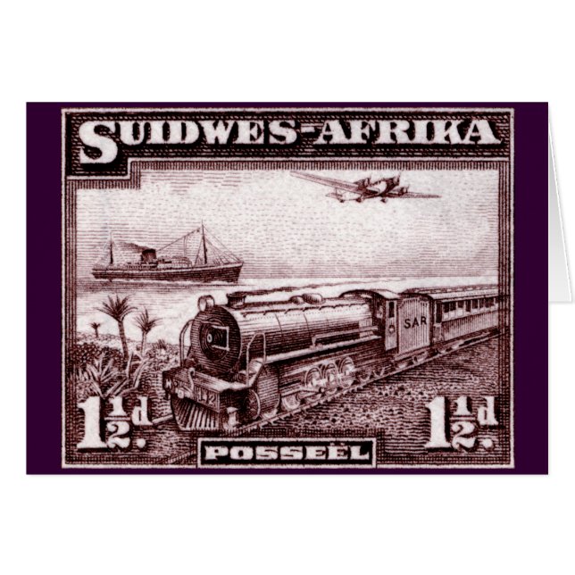 1937 Zuid-West-Afrika (Voorkant Horizontaal)