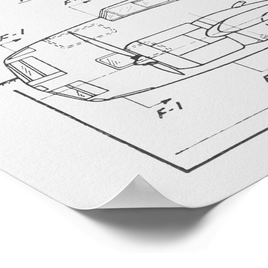 1938 Airplane Breguet 462-B4 Art Print (Hoek)