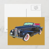 1938 Cadillac Lasalle luxe auto Briefkaart (Voorkant / Achterkant)
