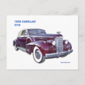 1938 CADILLAC V-16 BRIEFKAART (Voorkant)