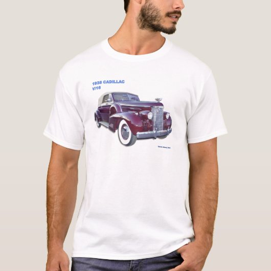 1938 CADILLAC V-16 T-SHIRT (Voorkant)
