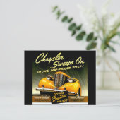 1938 Chrysler gaat door Briefkaart (Staand voorkant)