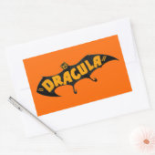 1938 Dracula Vampire Bat Rechthoekige Sticker (Envelop)