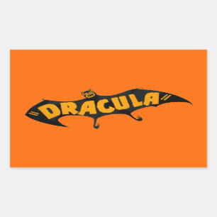  1938 Dracula Vampire Bat Rechthoekige Sticker